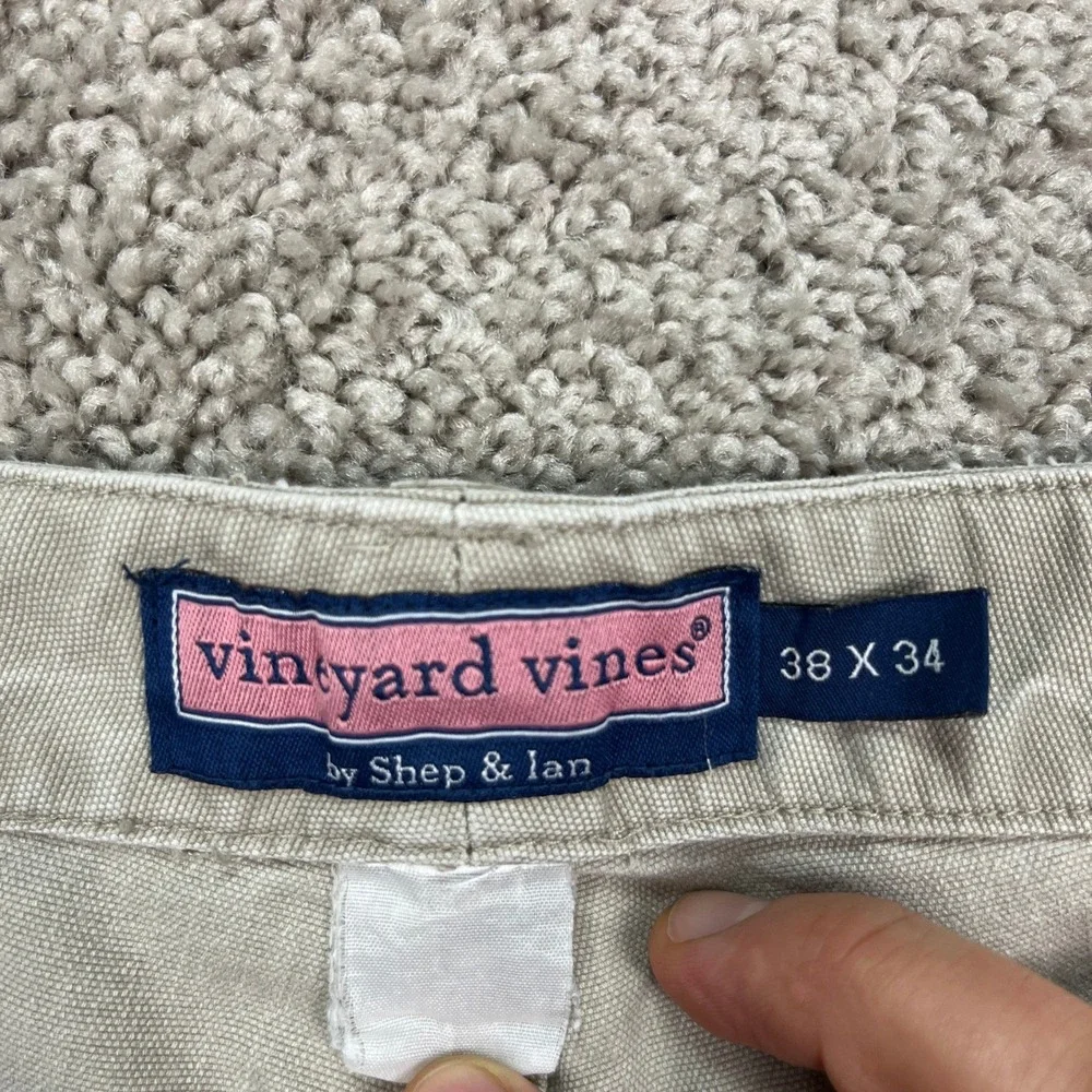 Vineyard‎ Vines Five Pocket Pant Khaki Straight Leg Mens Size 38x34